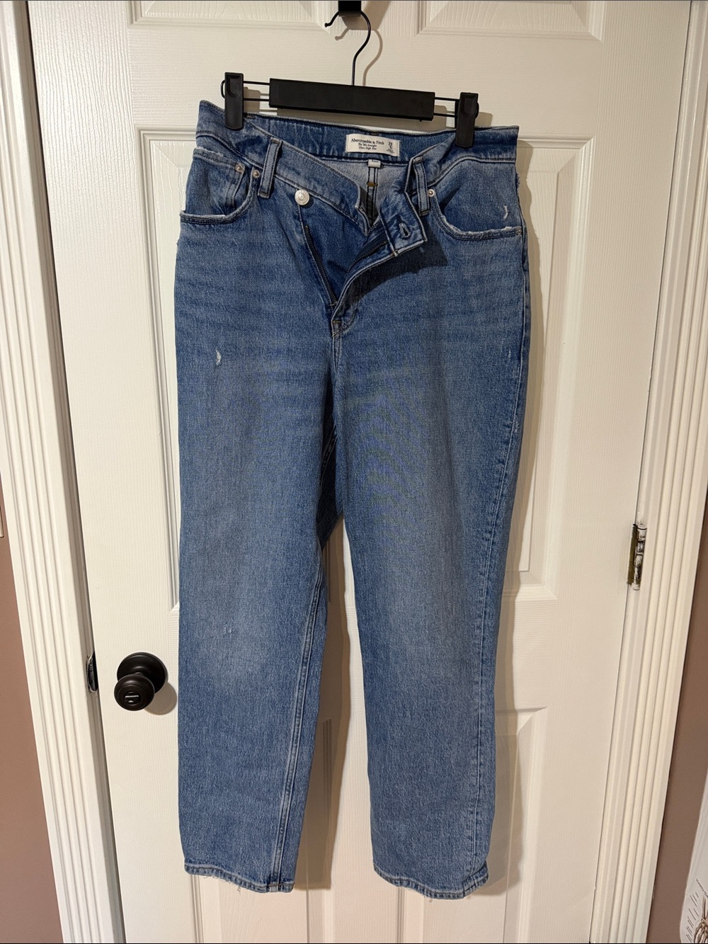 Blue Women's curve love High-Rise Straight Leg Jeans